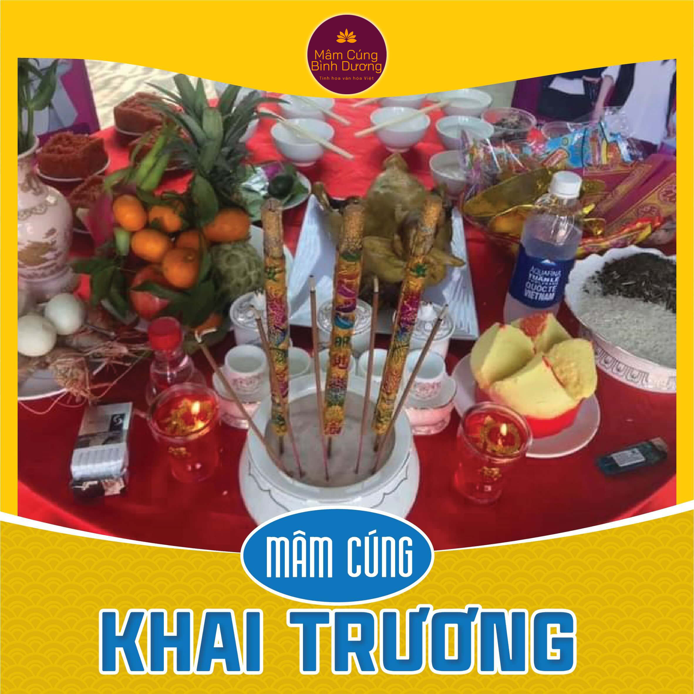 Mâm Cúng Khai Trương