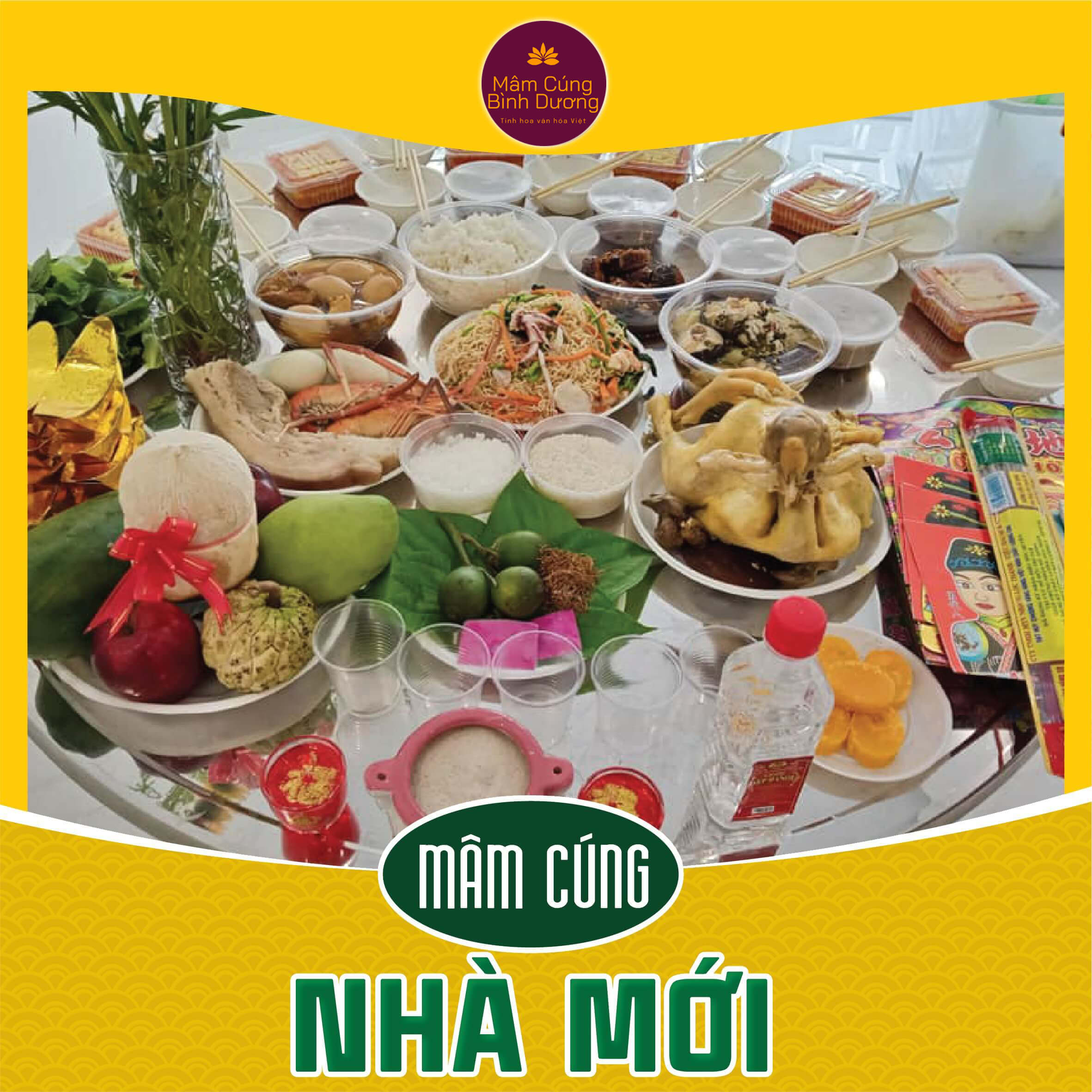 Mâm Cúng Về Nhà Mới