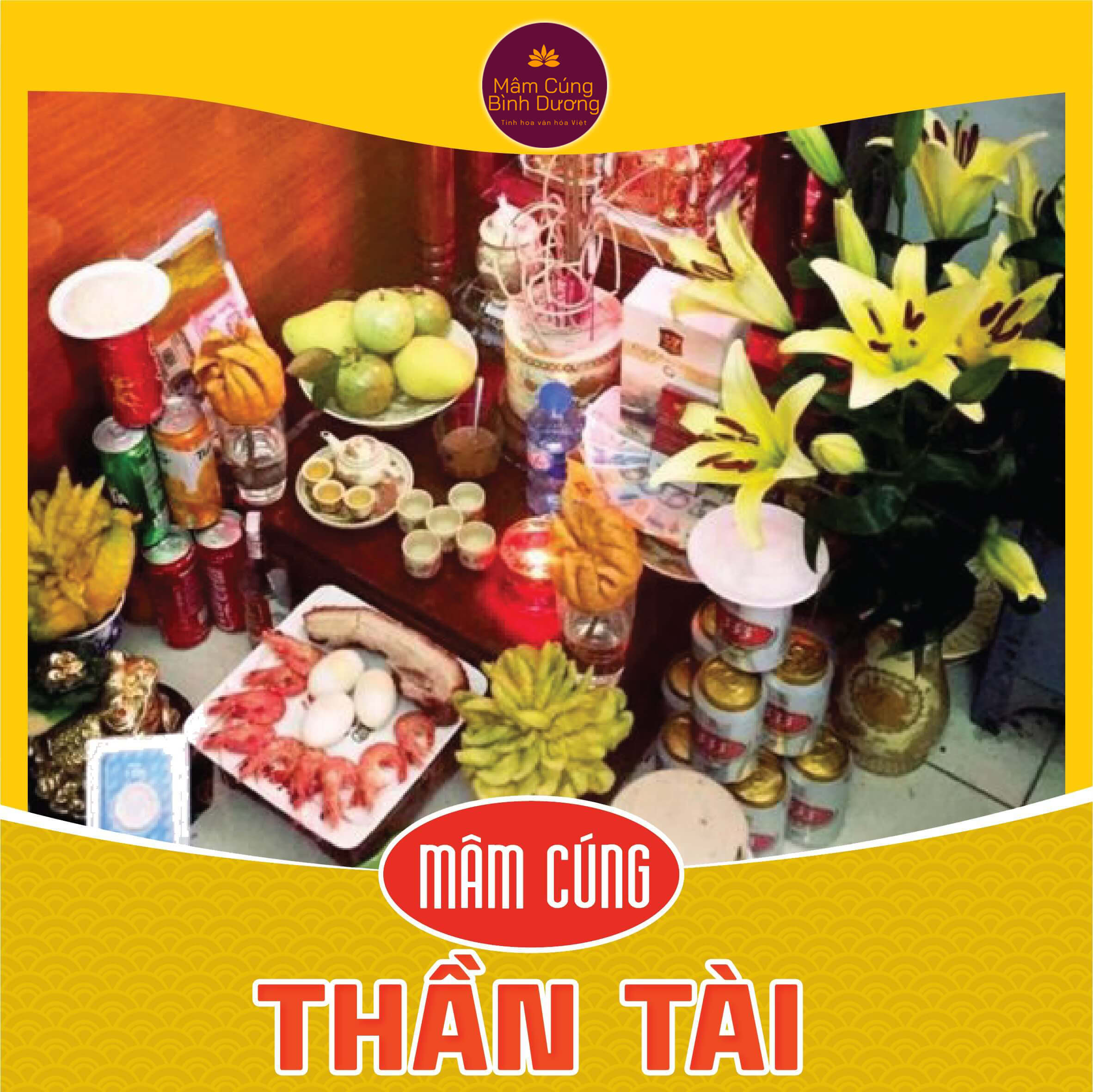 Mâm Cúng Thần Tài